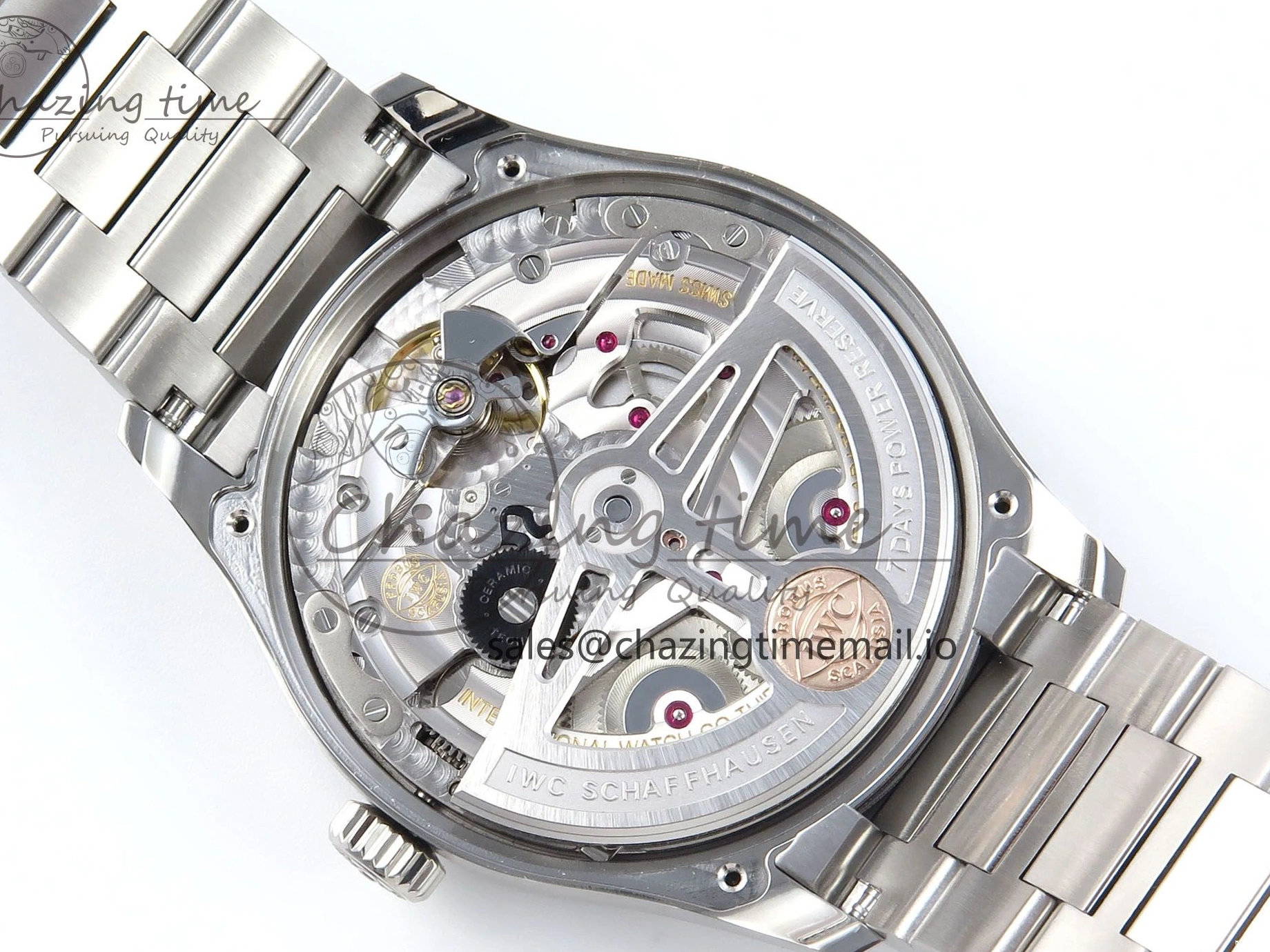 MIROTIME 0111 Portugieser Auto IWC0562E APSF 1:1 Best Edition Blue Dial on SS Bracelet A Timeless 6997